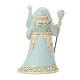 Jim Shore Heartwood Creek Coastal Christmas - Santa with Sea Glass Tree
