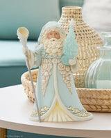 Jim Shore Heartwood Creek Coastal Christmas - Santa with Sea Glass Tree