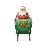 Jim Shore Heartwood Creek - Santa in Musical Sleigh Special Edition