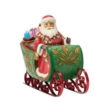 Jim Shore Heartwood Creek - Santa in Musical Sleigh Special Edition