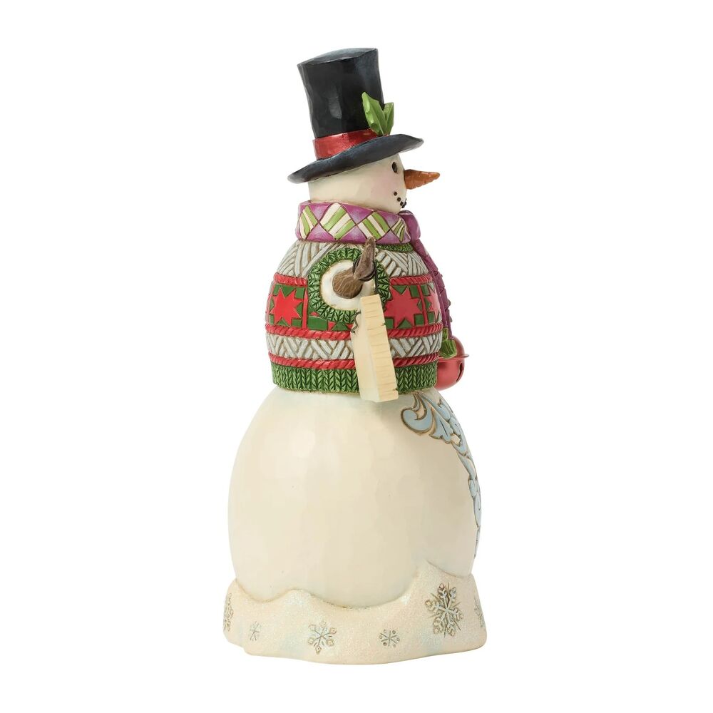 Jim Shore Heartwood Creek - Snowman & Hanging Sign