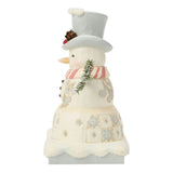Jim Shore Heartwood Creek White Woodland - Snowman Top Hat
