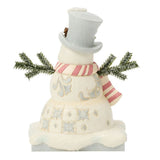 Jim Shore Heartwood Creek White Woodland - Snowman Top Hat