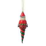 Jim Shore Heartwood Creek - Santa Finial Shape Hanging Ornament