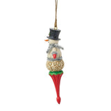 Jim Shore Heartwood Creek - Snowman Finial Hanging Ornament