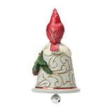 Jim Shore Heartwood Creek - Cardinal Perched on Bell Pint Sized Figurine