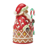 Jim Shore Heartwood Creek Gingerbread Christmas - Santa with Candy Pint Sized Figurine
