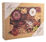 Alfresco Lane Acacia Wood 6 Compartment Rectangular Grazing Platter with Lid