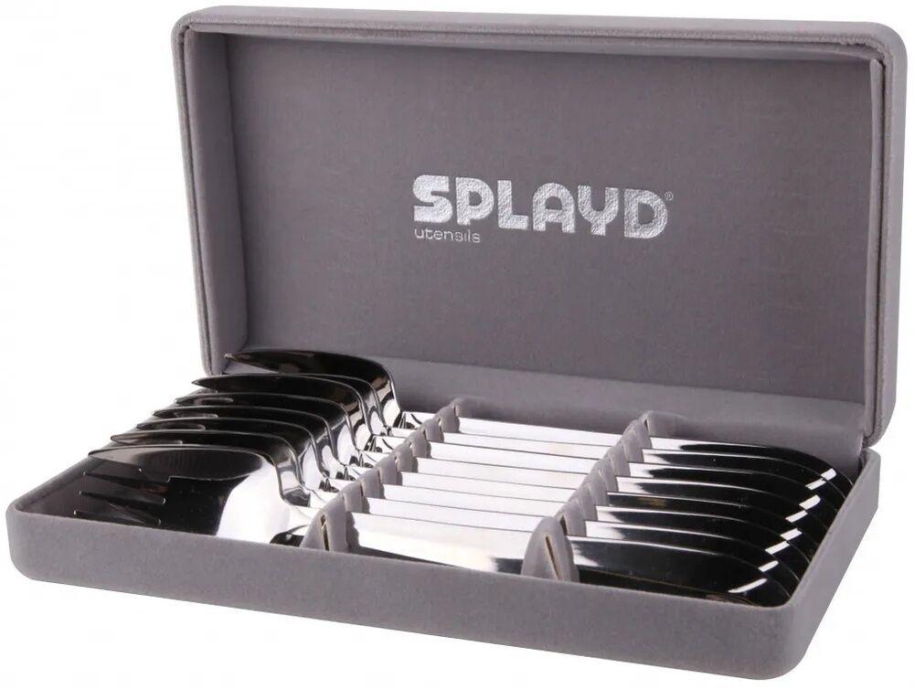 Splayd Luxury Stainless Steel Mirror Set of 8