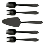 Splayd Cake Server and Splayd Black Set of 5