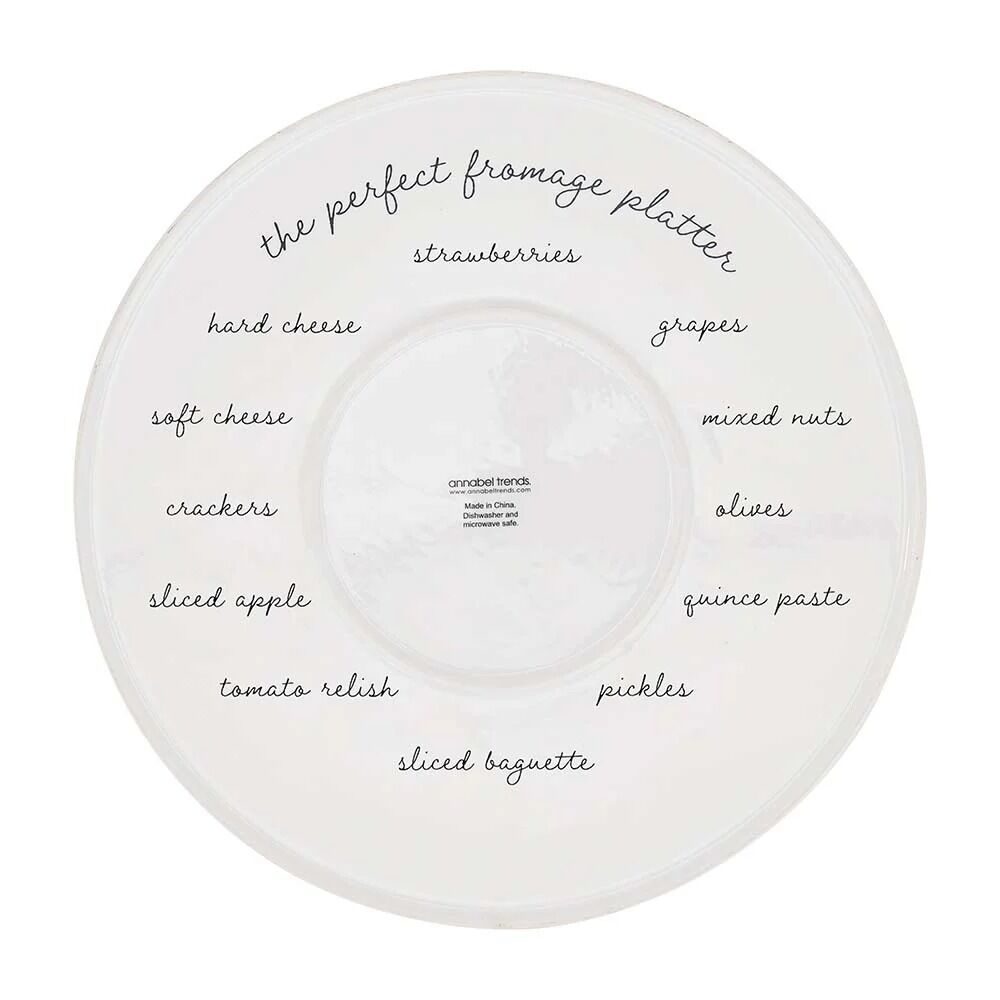 Annabel Trends Serving Plate - J'adore Le Fromage