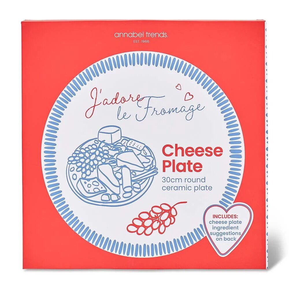 Annabel Trends Serving Plate - J'adore Le Fromage