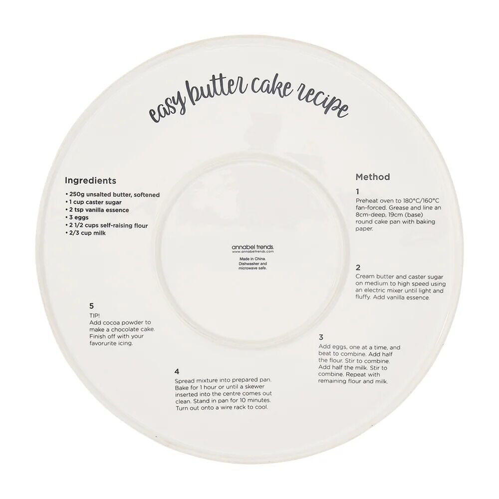 Annabel Trends Serving Plate - Did Someone Say Cake?