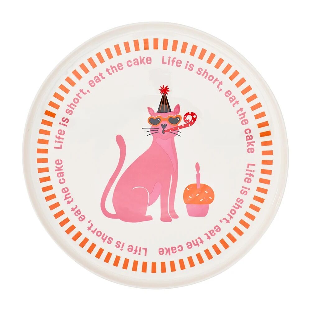 Annabel Trends Serving Plate - Life Is Short, Eat The Cake