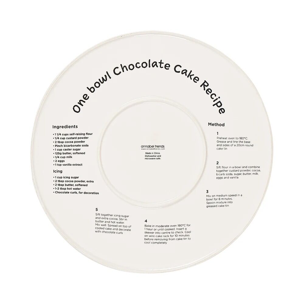 Annabel Trends Serving Plate - Happy Cake Day
