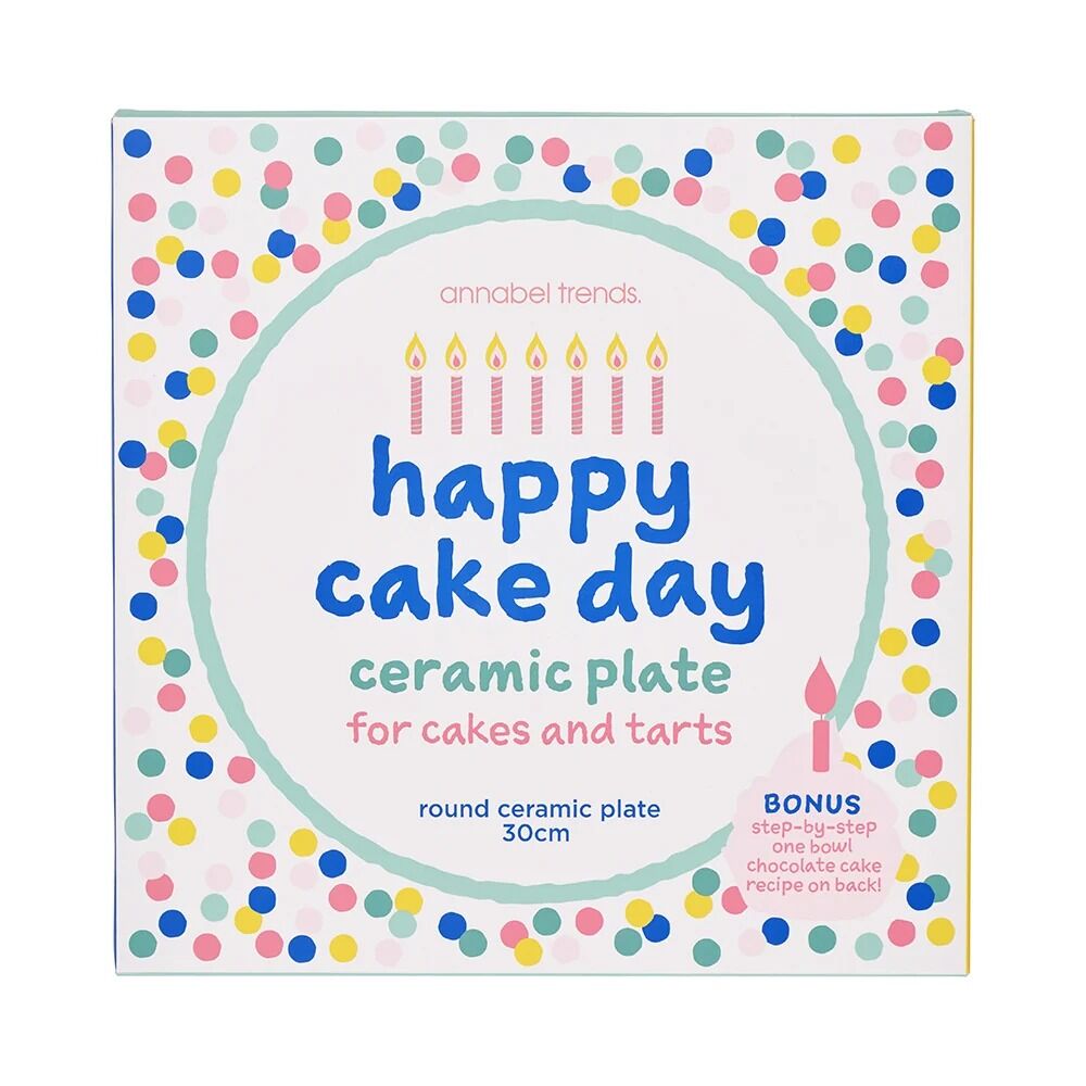 Annabel Trends Serving Plate - Happy Cake Day