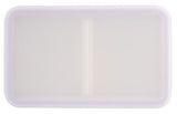Melii - Luxe Silicone Bento Box with Dividers 700ml Pink Ivory