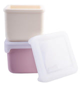 Melii - Luxe Silicone Snack Containers 236ml Pink Ivory (Set of 2)