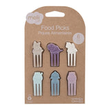 Melii - Luxe Food Picks Animals (Assorted Set of 6)