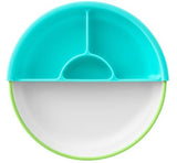 Omie - Toddler Plate & Divider Green