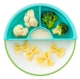 Omie - Toddler Plate & Divider Green