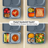 Omie - OmieBox UP Hot & Cold Bento Box Graphite