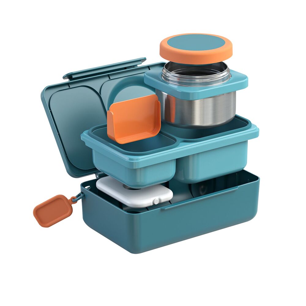 Omie - OmieBox UP Hot & Cold Bento Box Teal Green