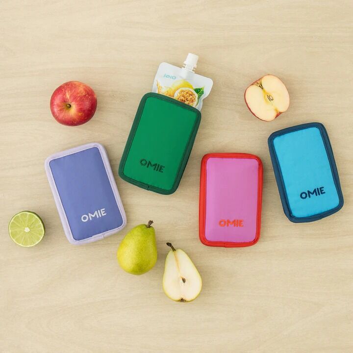 Omie - OmieChill Freezable Food Pouch Green