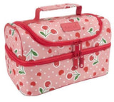 Sachi Insulated Double Decker Lunch Bag - Cherry Crush
