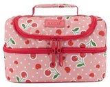 Sachi Insulated Double Decker Lunch Bag - Cherry Crush