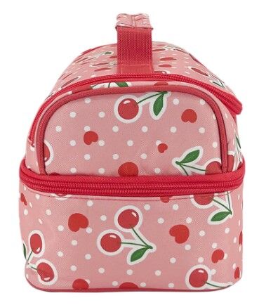 Sachi Insulated Double Decker Lunch Bag - Cherry Crush