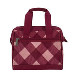 Sachi Insulated Lunch Bag - Burgundy Tartan