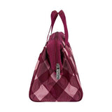 Sachi Insulated Lunch Bag - Burgundy Tartan