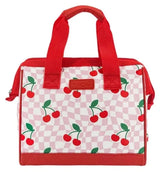 Sachi Insulated Lunch Bag - Chequered Cherries
