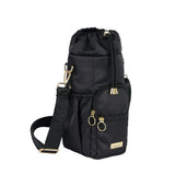 Sachi Crossbody Insulated Bottle Bag - Black - Large