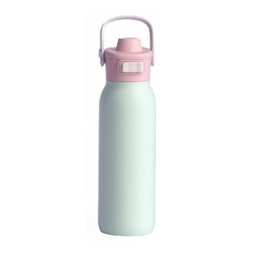 Oasis Ceramic Double Wall Insulated Verso Drink Bottle with Dual Spout - 750ml Mint Gelato