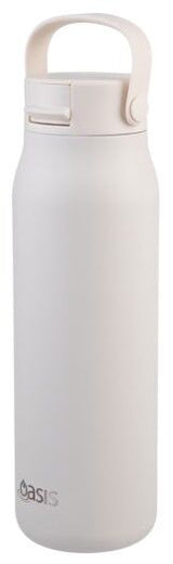 Oasis Sorrento Double Wall Insulated Water Bottle - 900ml Alabaster