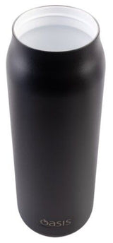 Oasis Sorrento Double Wall Insulated Water Bottle - 900ml Black