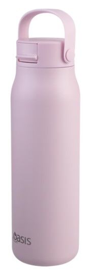 Oasis Sorrento Double Wall Insulated Water Bottle - 900ml Pink Lemonade
