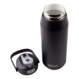 Oasis Capri Triple Wall Insulated Water Bottle - 750ml Black