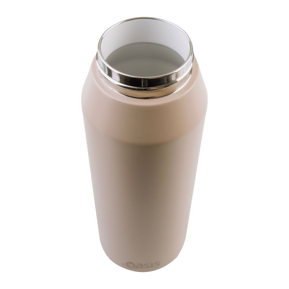 Oasis Capri Triple Wall Insulated Water Bottle - 1L Latte
