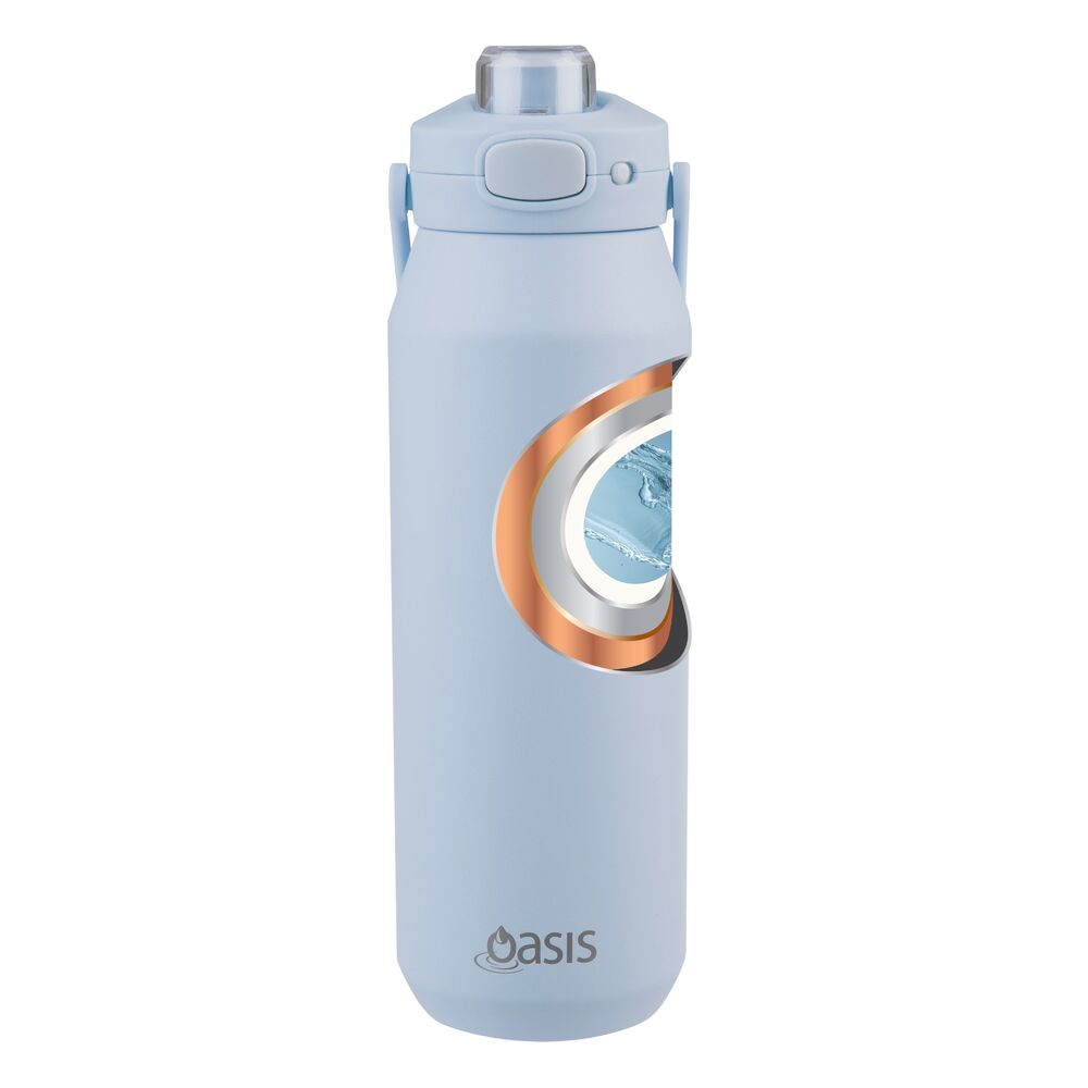Oasis Capri Triple Wall Insulated Water Bottle - 1L Periwinkle