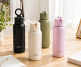 Oasis Moda Mag-Grip Triple Wall Insulated Water Bottle - 1L Alabaster