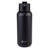 Oasis Moda Mag-Grip Triple Wall Insulated Water Bottle - 1L Black
