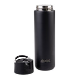Oasis Moda Triple Wall Insulated Water Bottle - 700ml Black