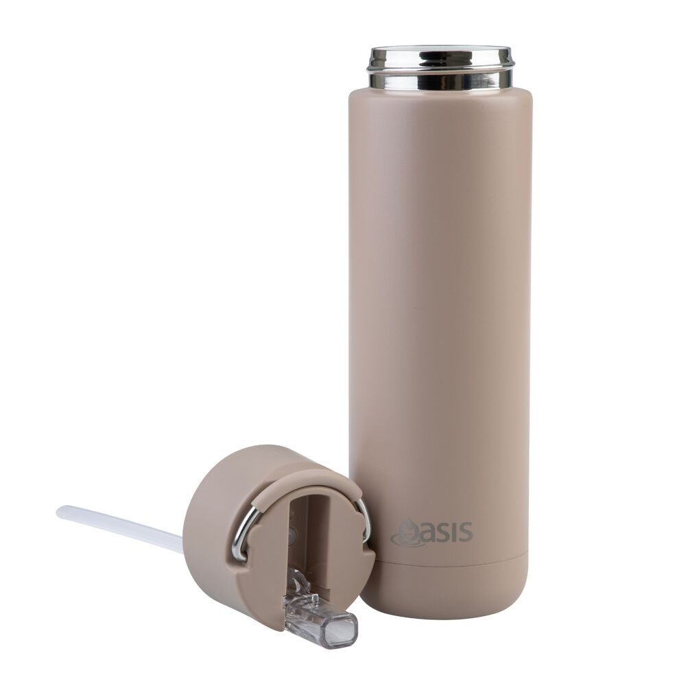 Oasis Moda Triple Wall Insulated Water Bottle - 700ml Latte