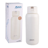 Oasis Moda Triple Wall Insulated Water Bottle - 1L Alabaster