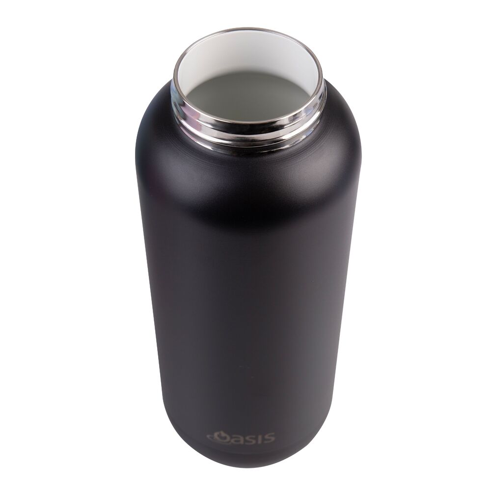 Oasis Moda Triple Wall Insulated Water Bottle - 1L Black