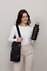 Oasis Moda Triple Wall Insulated Water Bottle - 1L Black