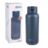Oasis Moda Triple Wall Insulated Water Bottle - 1L Indigo